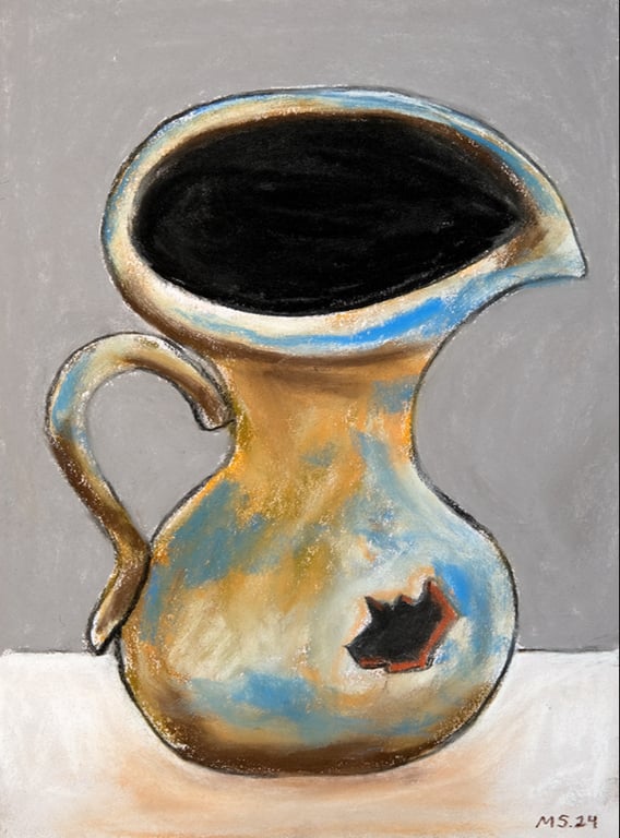 Kande på grå baggrund