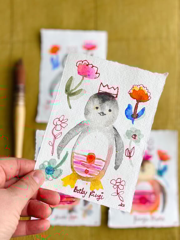 Den lille pingvinfamilie - kollektion billede 4