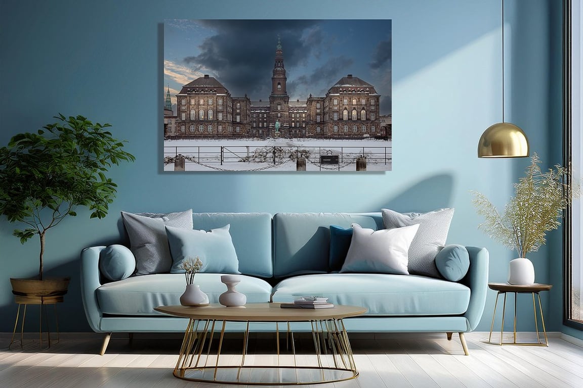 Vinterens stilhed over Magtens Center billede 2