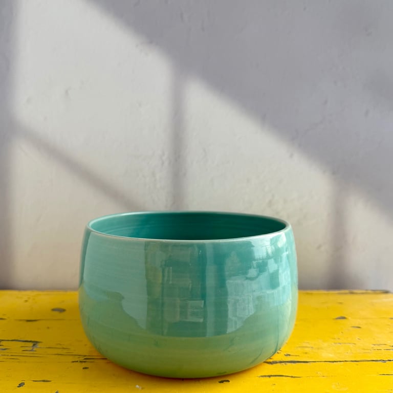 Hundeskål lille turkis  billede 2
