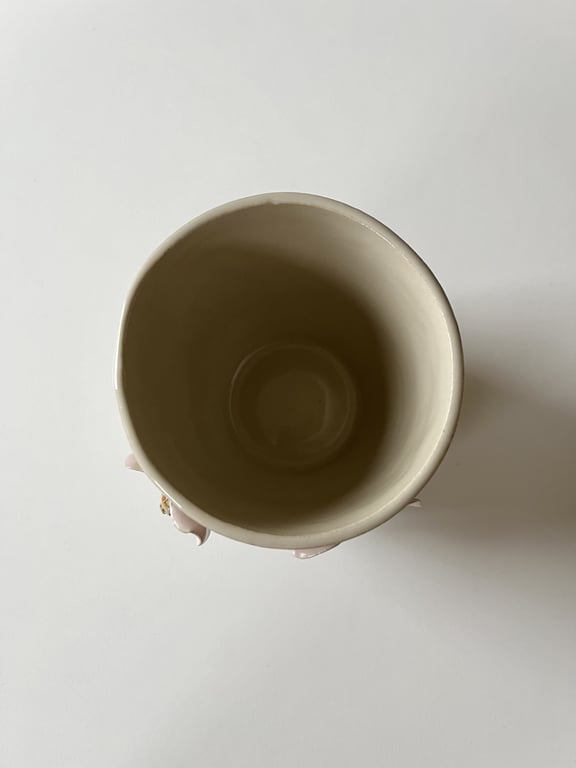 Lyserød blomsterkop No.7 billede 3