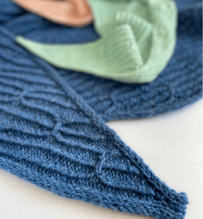 Ebbe-skaar - strikkeopskrift på sjal