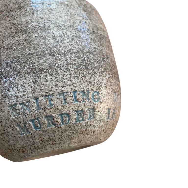 Knitting because murder is wrong billede 3