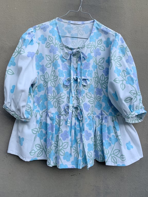 Pastel-sløjfebluse 6