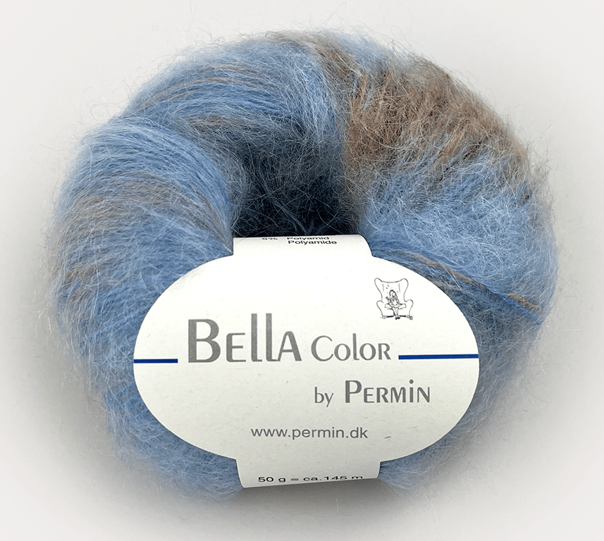 Kit: Florlet raglandbluse på store pinde i Bella color by Permin (12)