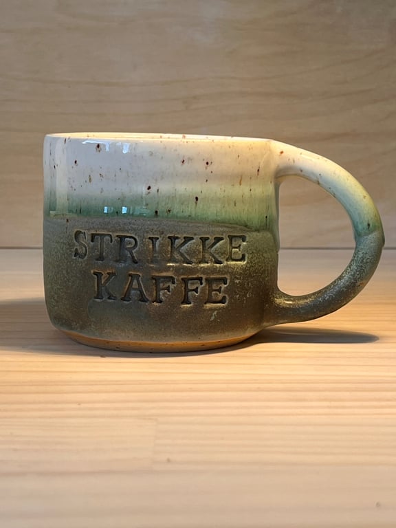 Strikke kaffe krus, 360 ml. H: 8 cm billede 2