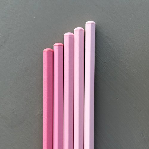Pink - 5 blyanter med navn billede 2