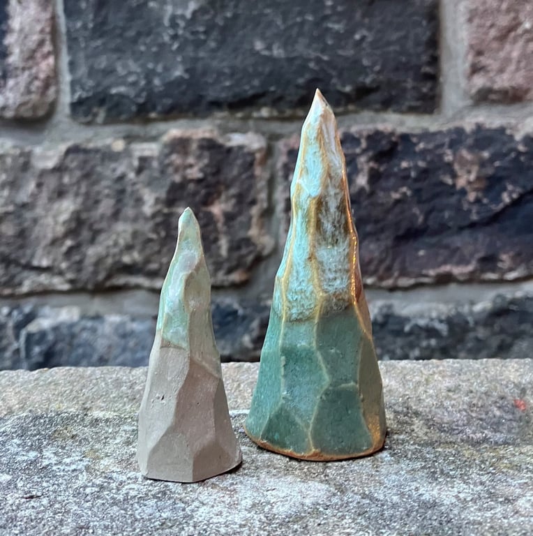 Unika juletræer - sæt med to træer