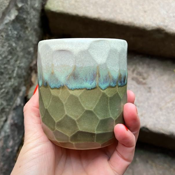 Facetskåret unika kop