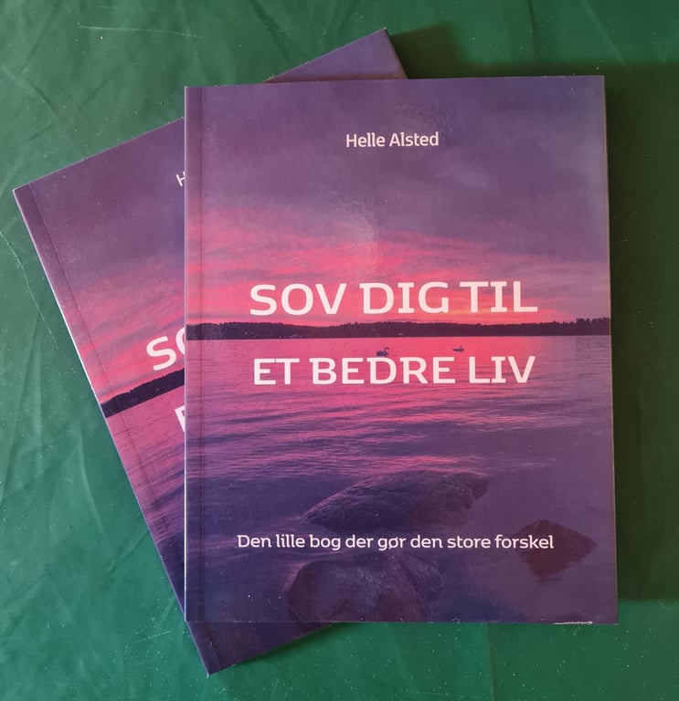 2 stk af bogen: Sov dig til et bedre liv af Helle Alsted