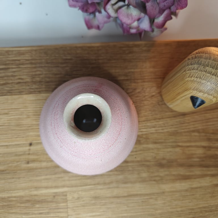 Lyserød mini vase  billede 3
