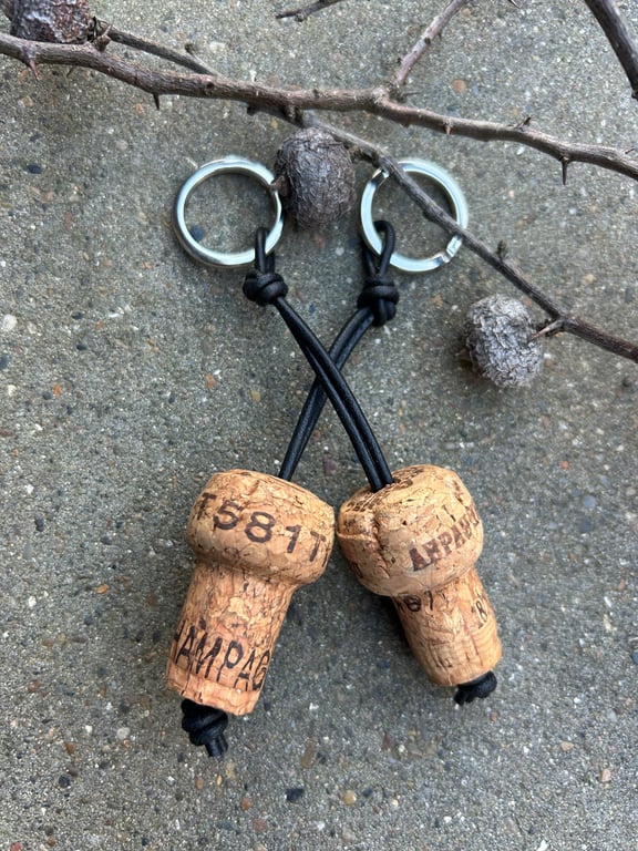 Nøglering m. kork prop