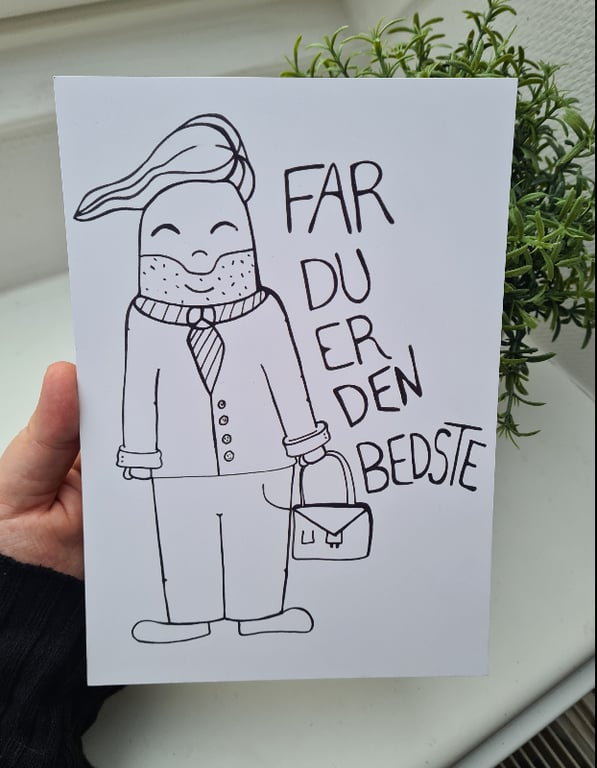 Kort: far du er den bedste (2)