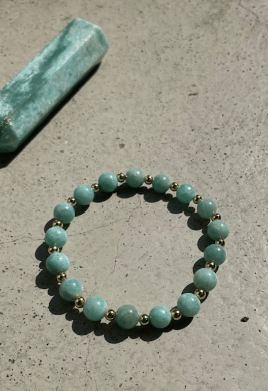 Amazonit Perle - Kvalitet A billede 3