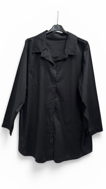 Zoey cotton shirt. Black. Onesize 38-48. (3)