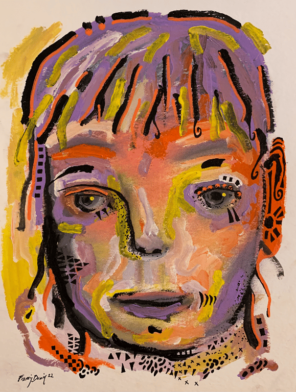 Orange hoved