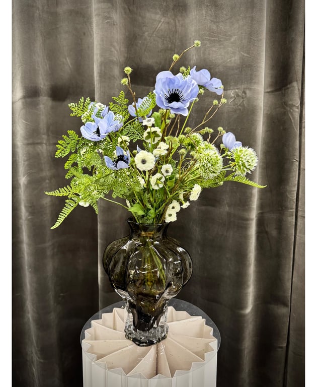 Blå anemone buket billede 4