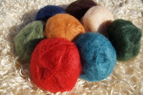 Garn: Silk- mohair-Brushed Lace: Mohair by Canard