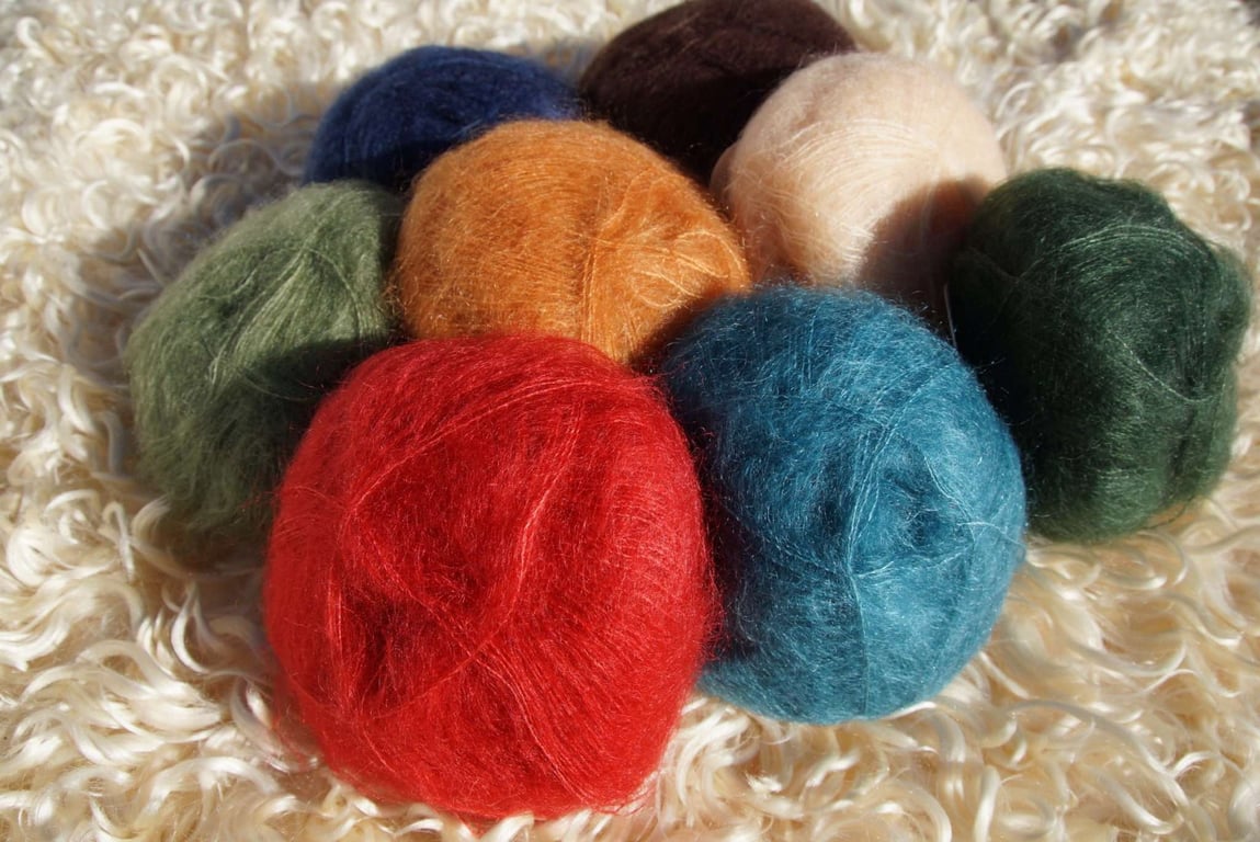 Garn: Silk- mohair-Brushed Lace: Mohair by Canard