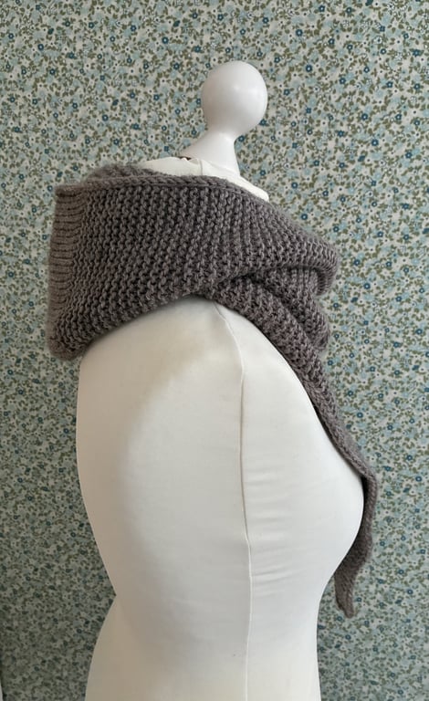 Digital opskrift: Emmas Everyday Hætte-tørklæde (inkl. 2 versioner)  billede 13