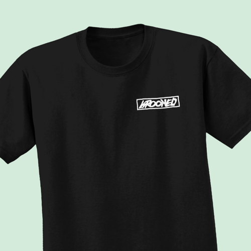 Krooked, moonsmile, Tee, Black, Str. M (2)