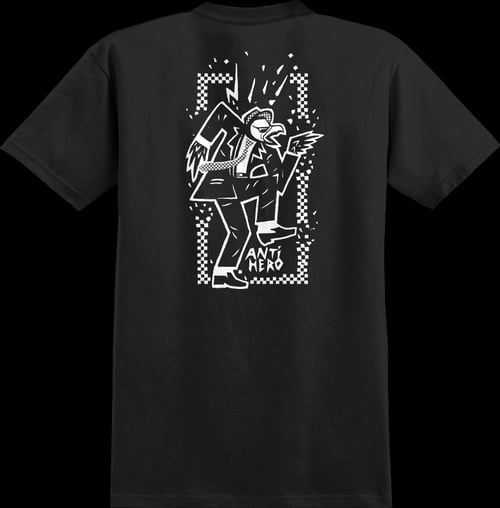 Antihero Skateboards, Rude Bwoy, Tee, Black, Str. M (3)