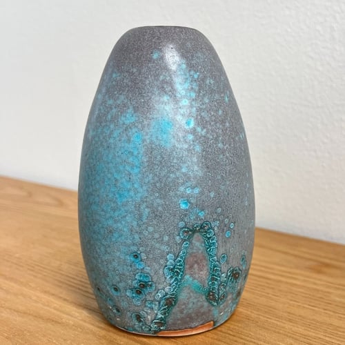 Smuk turkis-lilla vase (4)