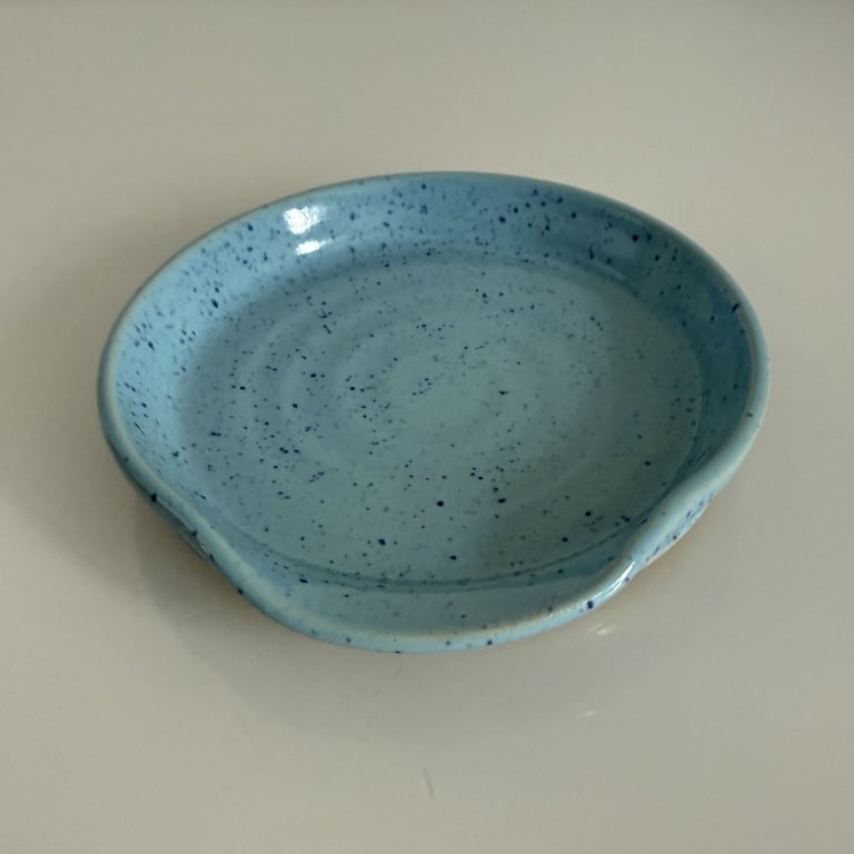 Skeholder, lyseblå med nister billede 2