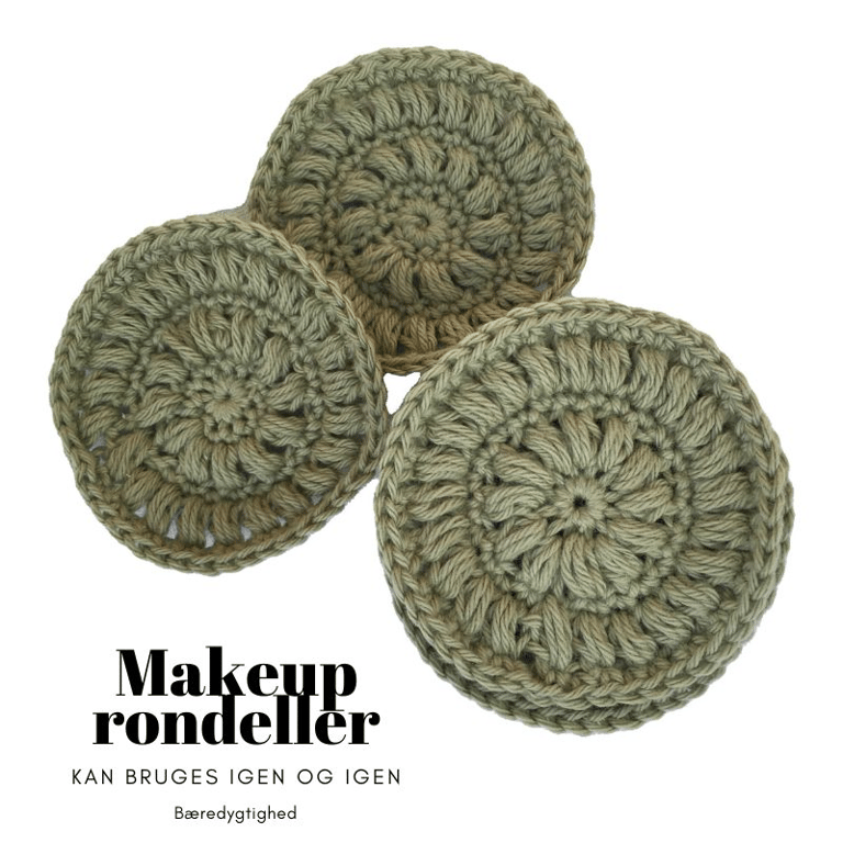 Makeup Rondeller - Pistace 10 stk.