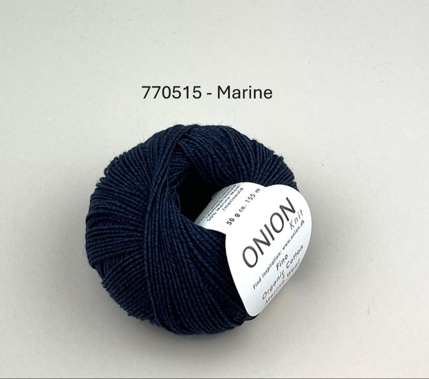 Garn: ONION Fino Organic &amp; Cotton Merino Wool billede 7