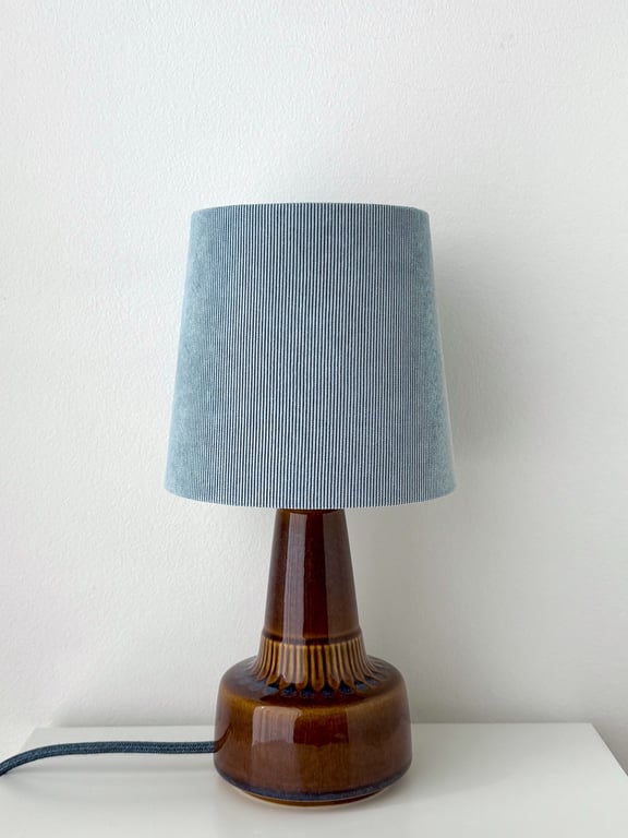 Upcycled vintage bordlampe - Søholm Keramik
