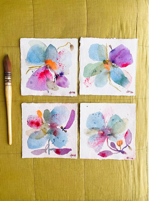 4 små blå lilla - kollektion billede 10