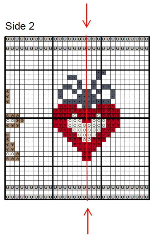 Gingerbread christmas -Juletræstæppe 2028-3 Str. 139 x 139 cm. (3)