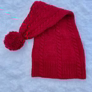 Kaja Nissehue strikkeopskrift – produktbillede