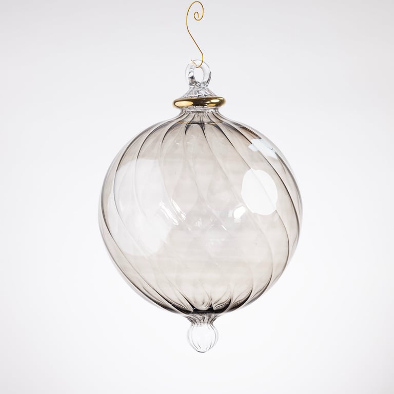 JULEKUGLE DESIGN 1030 COFFEE MED GULD billede 3