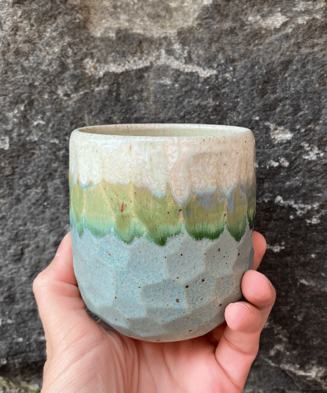 Facetskåret unika kop