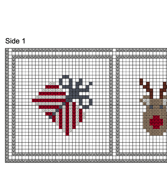 Gingerbread christmas -Juletræstæppe 2028-3 Str. 139 x 139 cm. (4)