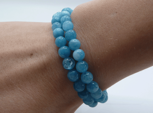 (Månedens Sæt) Amazonit Blue Armbånd - 6mm (2)