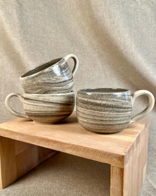 Marmor kopper m. hank (lille) billede 2