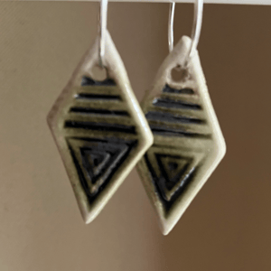 Øreringe - kobberoxid – produktbillede