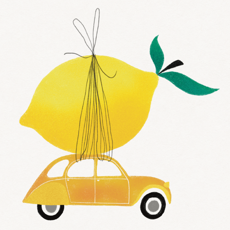 Citröen med citron – plakat billede 4