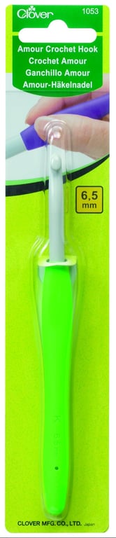 Tilbehør: Hæklenåle fra Clover - alle str. 0,6 mm - 15 mm billede 8
