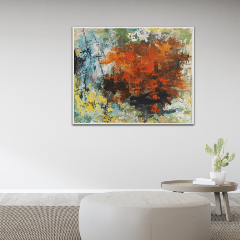 Glødende efterår (80x100) billede 3