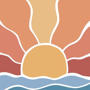 Plakat: Sol – produktbillede