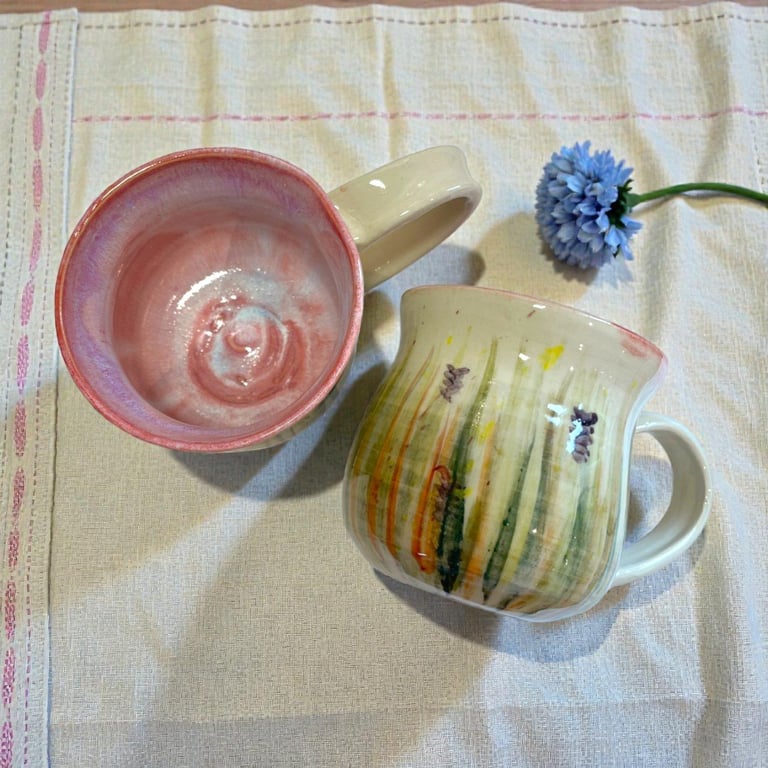 Høeng – keramik krus med hank billede 3