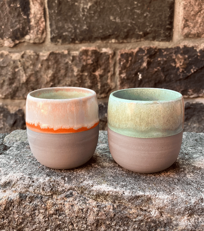 Hånddrejet kop  billede 7