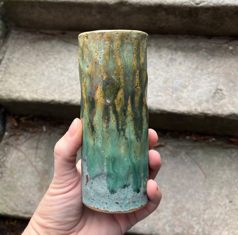 Vase, facetskåret  billede 6