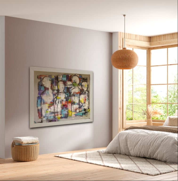 #1162 Maleri 100X120cm SOLD billede 3
