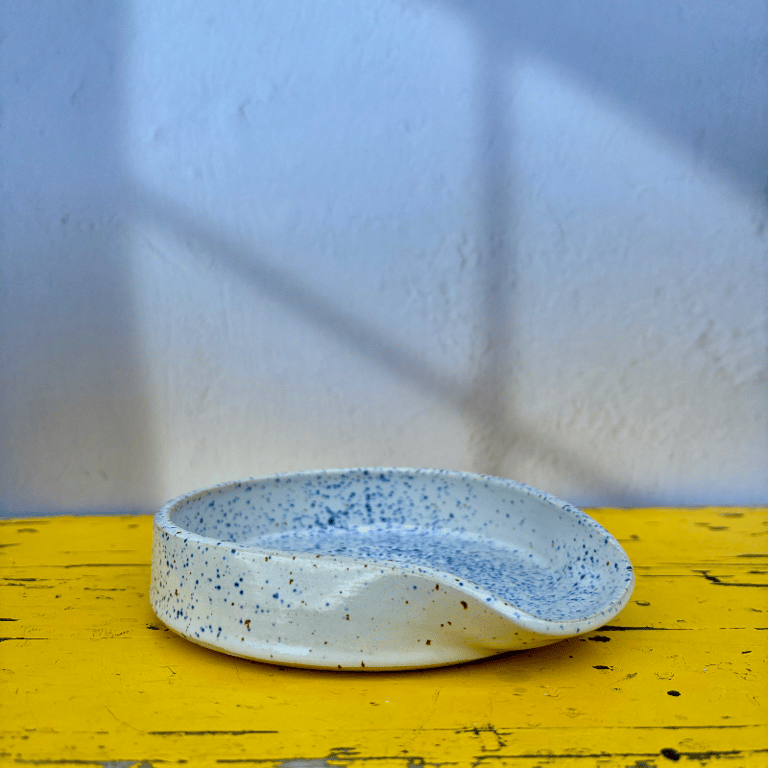Spoonrest blå prik billede 2