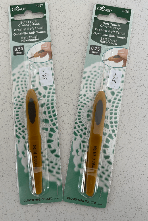 Tilbehør: Hæklenåle fra Clover - alle str. 0,6 mm - 15 mm billede 4